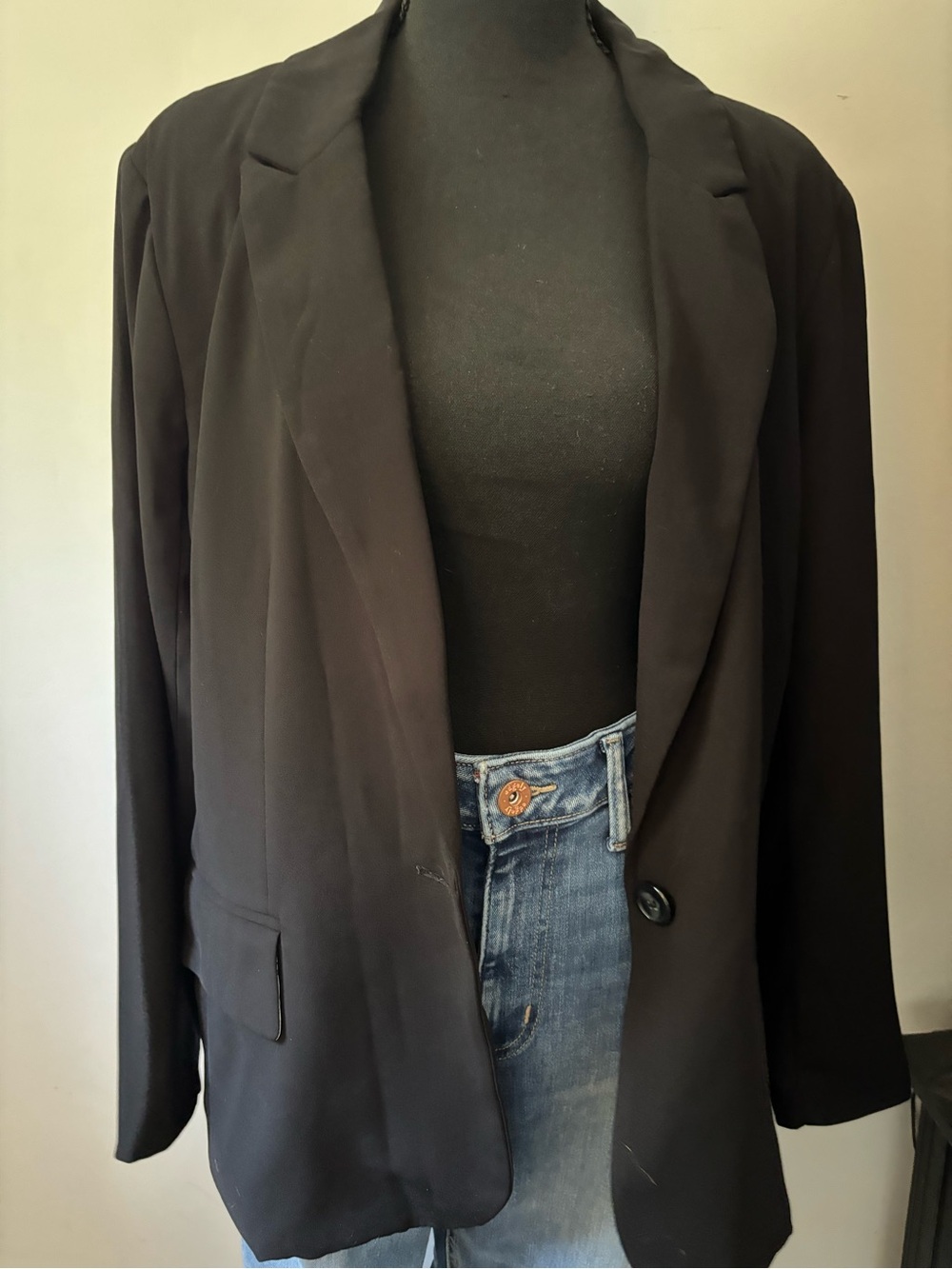 a.n.a Women’s Black Open-Front Blazer Size XL - Picture 2 of 8